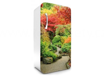 Samolepící fototapeta na lednici - Japonská zahrada, 65x120cm, 029
