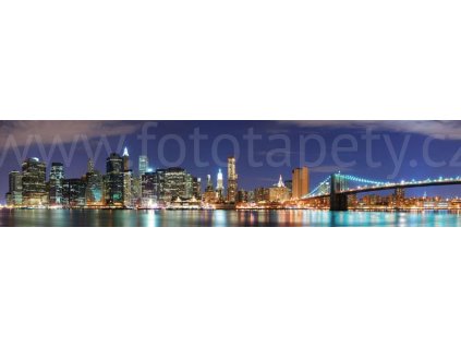 Samolepící fototapeta do kuchyně - Manhattan, 260x60cm, 017, skl