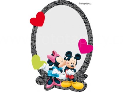 Samolepící zrcátko Disney - Myšák Mickey a Minnie, 15x21,5cm