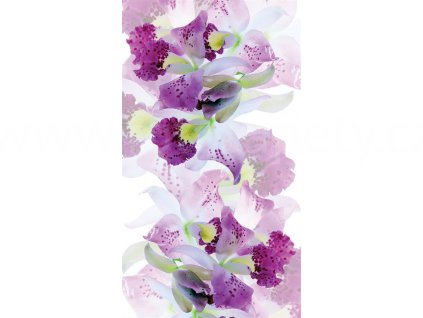 Foto závěs Fialové orchideje, 140x245cm, FCSL 7523