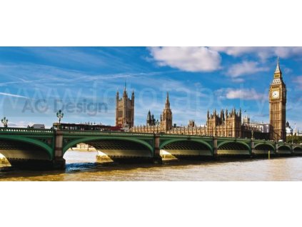 Panoramatická vliesová fototapeta Londýn FTN h 2710, rozměr 202x90cm