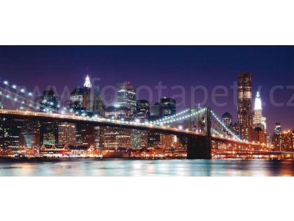 Panoramatická vliesová fototapeta Brooklynský most FTN h 2714, rozměr 202x90cm