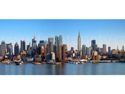 Panoramatická vliesová fototapeta New York FTN h 2728, rozměr 202x90cm