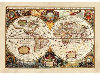 Jednodílná vliesová fototapeta Stará mapa FTN m 2630, rozměr 160x110cm