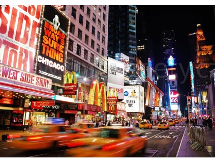 Čtyřdílná vliesová obrazová tapeta Times Square FTN S 2473, rozměr 360 x 270cm