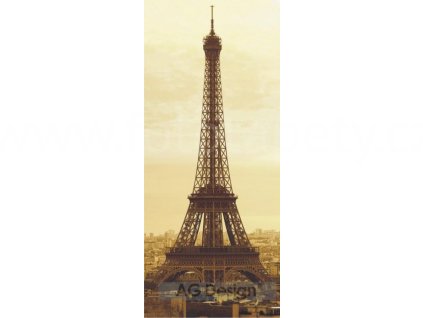 Eiffelova věž fototapeta na dveře