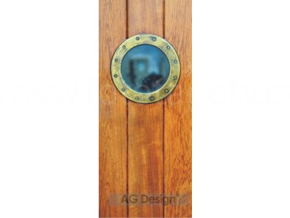 Jednodílná vliesová fototapeta Dveře do ponorky FTN v 2818, rozměr 90x202cm