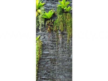 Jednodílná vliesová fototapeta Zarostlá zeď FTN v 2889, rozměr 90x202cm