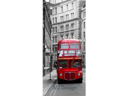 Jednodílná vliesová fototapeta Double Decker FTN v 2898, rozměr 90x202cm