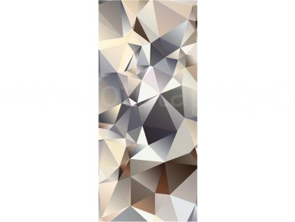 Jednodílná vliesová fototapeta Šedo béžová abstrakce FTN V 2929, rozměr 90x202cm