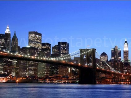 Čtyřdílná obrazová fototapeta Brooklynský most FTS 0107, rozměr 360 x 254cm