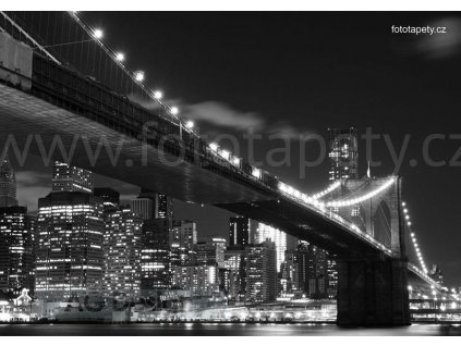 Čtyřdílná obrazová fototapeta Brooklynský most FTS 1305, rozměr 360 x 254cm