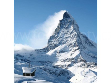 Třídílná vliesová fototapeta Matterhorn, rozměr 225x250cm, MS-3-0073