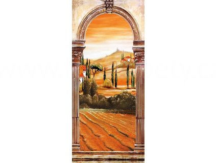 Jednodílná dveřní fototapeta Toscana, 90x200 cm, skladem poslední 1ks