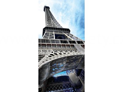 Dvoudílná vliesová fototapeta Eiffelova věž, rozměr 150x250cm, MS-2-0026