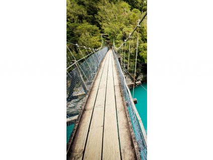 Dvoudílná vliesová fototapeta Dřevěný most, rozměr 150x250cm, MS-2-0082
