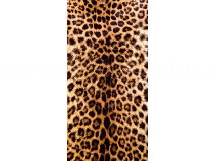 Dvoudílná vliesová fototapeta Leopardí kůže, rozměr 150x250cm, MS-2-0184