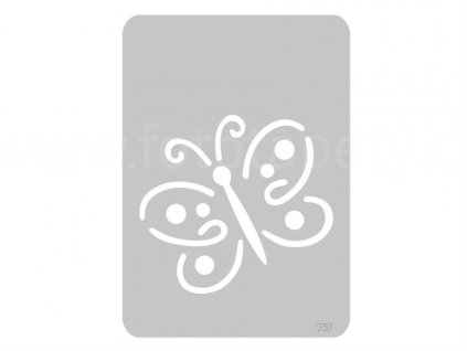 Malířská šablona Motýl (Fairy), 14,5x20,5cm, SAB237, doprodej