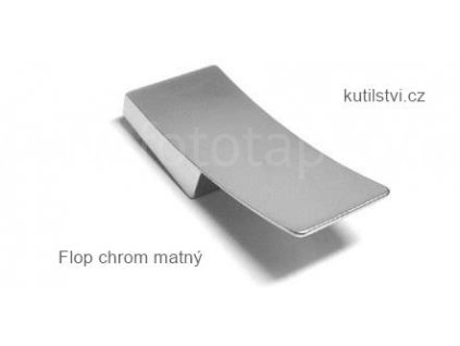 kovový knopek Flop chrom matný