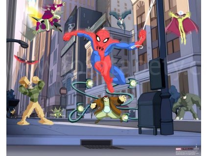 Dětská fototapeta Spectacular Spiderman, rozměr 305cm x 244cm
