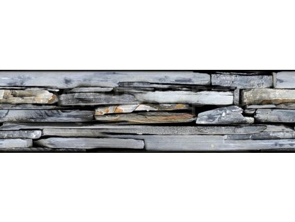 Samolepící bordura - Kamenná zeď, 13,8cm x 5m,  WB 8209