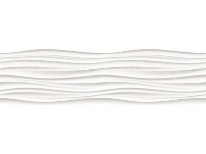 Samolepící bordura - Šedo bílé vlny, 13,8cm x 5m,  WB 8225