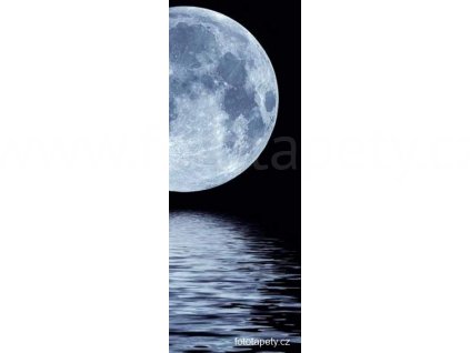 Samolepící velkoplošná nálepka - Měsíční svit, 100x270cm