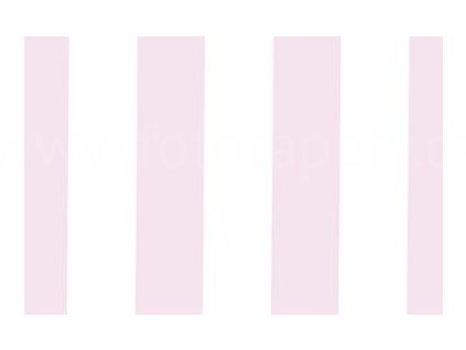 Samolepící fólie imitace Decor, Růžovo bílé pruhy