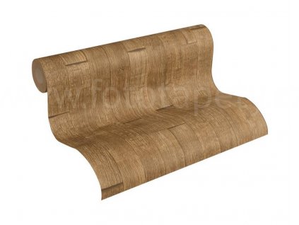 Vliesová tapeta na zeď Best of Wood & Stone 2, 0,53x10,05m, 3558-43 - hnědá dřevěná prkna