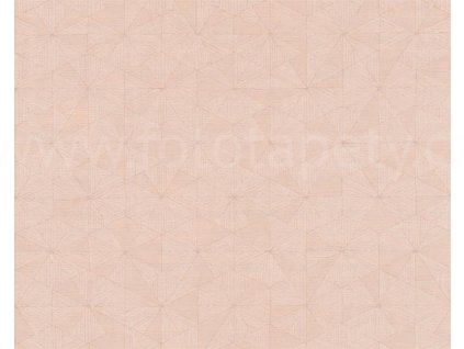 Vliesová tapeta Four Seasons, 0,53x10,05m, 3589-51- růžová geometrie