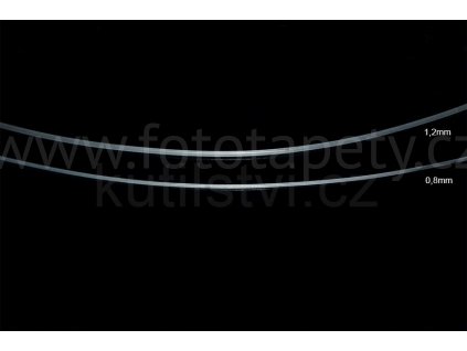 Silonová fixační struna 0,8 mm pro ISSO žaluzie a textilní rolety (Varianta transparentní, cena za 1m)