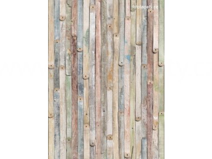 Čtyřdílná obrazová tapeta Dřevěná prkna 184x254 cm, 4D 4-910