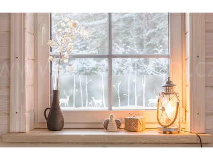 vánocní bordura na okna