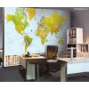 Mapa světa, papírová fototapeta osmidílná, 8D ID 280, 366x254cm, skladem poslední 1ks