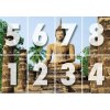 Papírová obrazová fototapeta Buddha, osmidílná, 8D ID 287, 366x254cm, skladem poslední 1ks