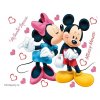 Dětské samolepky na zeď Mickey Mouse a Minnie, 65x85 cm, DK 882