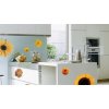 Samolepící dekorace na zeď Žluté květy, slunečnice, 65x85cm, F0408
