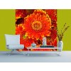 Třídílná vliesová fototapeta Gerbera, rozměr 225x250cm, MS-3-0131
