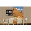 Dvoudílná vliesová fototapeta Egyptské pyramidy, rozměr 150x250cm, MS-2-0051