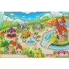 Pětidílná dětská vliesová fototapeta Dětský zábavní park, rozměr 375x250cm, MS-5-0337