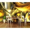 Pětidílná vliesová fototapeta Zlaté víření, rozměr 375x250cm, MS-5-0291