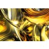 Pětidílná vliesová fototapeta Zlaté víření, rozměr 375x250cm, MS-5-0291