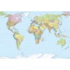 Čtyřdílná vliesová fototapeta Mapa světa, 368x248cm, XXL4-038