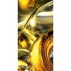 Jednodílná vliesová fototapeta Zlaté víření, rozměr 110x220cm, S516