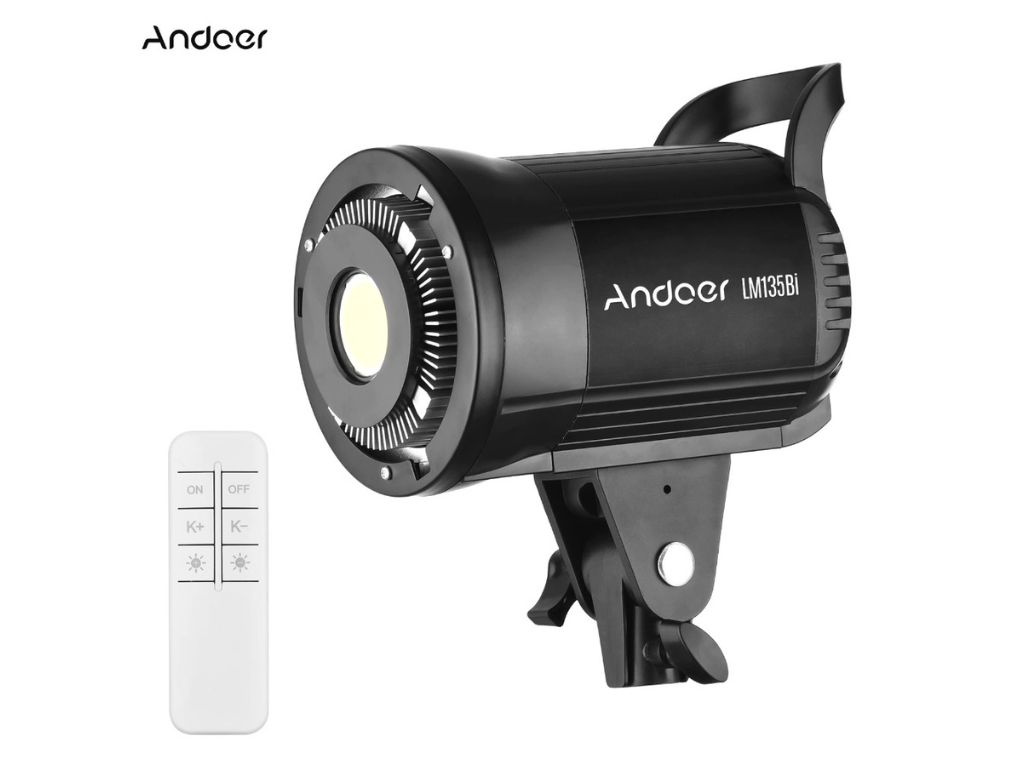Andoer Profesionálny LED Reflektor Svetlo 135W Bi-Color (23000 LUX/0,5m)