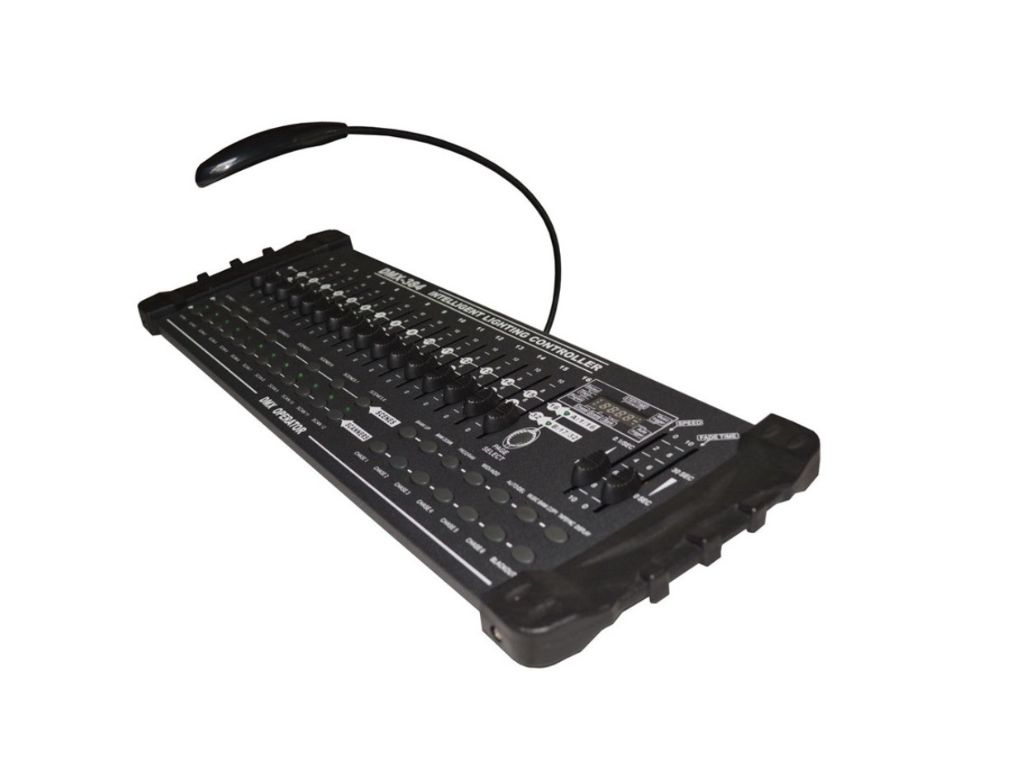 512 DMX 384 CH Ovládač Laser Svetel Stage Konzola
