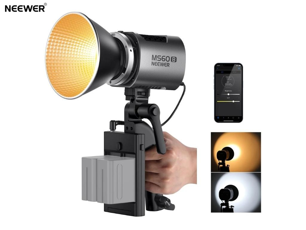 NEEWER MS60B Profesionální Ruční LED Reflektor 60W Bi-color