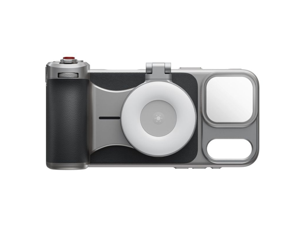 Telesin Bluetooth Content Creator Set Rukojeť MagSafe se Světlem na Focení Magnetická Spoušť s Krytem pro iPhone 17 Pro