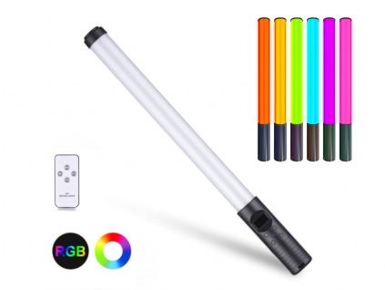 Světelná LED RGB Tyč Stick Lampa Panel s Displejem