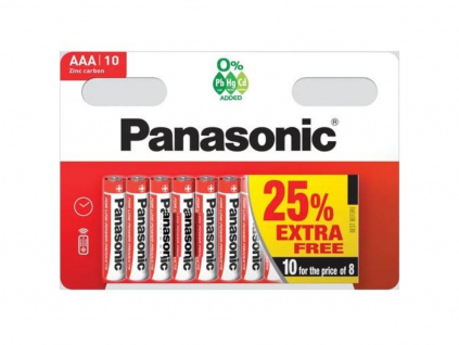 Panasonic Ceruzkové Batérie AAA 10 ks